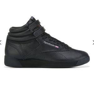 Reebok Black High-Top Athletic Shoes